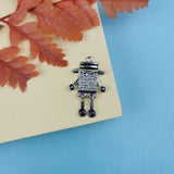 10PCs Robot Alloy Pendant DIY Jewelry Craft