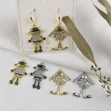 10PCs Robot Alloy Pendant DIY Jewelry Craft