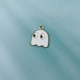 10Pcs Halloween Ghost Big Mouth Stars Charms DIY Jewelry Findings