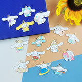10pcs Alloy Enamel Charm Character Cartoon Anime Earring Bracelet DIY Jewelry