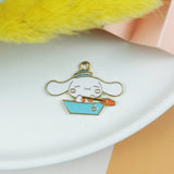 10pcs Alloy Enamel Charm Character Cartoon Anime Earring Bracelet DIY Jewelry