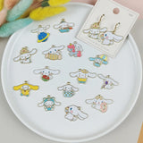 10pcs Alloy Enamel Charm Character Cartoon Anime Earring Bracelet DIY Jewelry