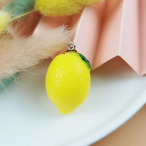 10pcs Fruit Resin Dangle Drop Earrings for Women - Novelty Jewelry Gift