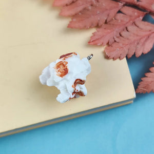 10pcs Resin Popcorn Charm for DIY Crafts
