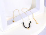 Stainless Steel Zirconia Choker Necklace for Women