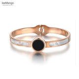 Titanium Steel Shell Bracelet Wedding Bangle Jewelry JB18041