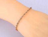 Hiphop/Rock Titanium Steel Chain Bracelet For Women JB21138