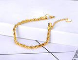 Hiphop/Rock Titanium Steel Chain Bracelet For Women JB21138