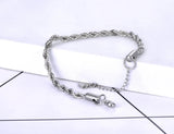 Hiphop/Rock Titanium Steel Chain Bracelet For Women JB21138
