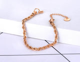 Hiphop/Rock Titanium Steel Chain Bracelet For Women JB21138