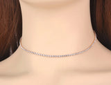 CZ Crystal Charm Necklace Stainless Steel Bohemia Pendant JN20219