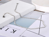CZ Crystal Charm Necklace Stainless Steel Bohemia Pendant JN20219