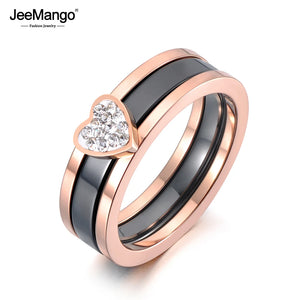 2-In-1 Heart Wedding & Anniversary Ring for Women