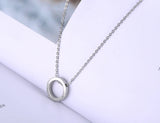 Rose Choker Necklace With Rhinestones Pendant for Women