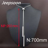 Stainless Steel Woman's Sweater Chain Necklace 700mm