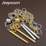 Stainless Steel Woman's Sweater Chain Necklace 700mm