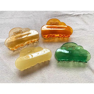 Jelly Cloud Hairpin Hair Claws Ponytail Hair Accessories for Women