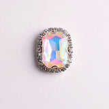 AB Rhinestone Jelly Candy Rectangle Trim for Clothes DIY