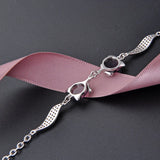 925 Silver Bracelet Fox Amethyst Zircon Gemstone Women Wedding Party