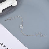 925 Silver Zircon Bracelet Fine Jewelry Women Anniversary Gift
