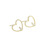 925 Silver Diamond Zircon Star Stud Earrings for Women
