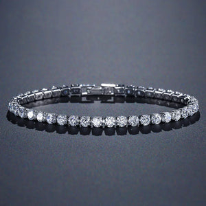 925 Silver Bracelet with Colorful Zircon for Women