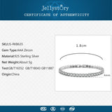 925 Silver Bracelet with Colorful Zircon for Women