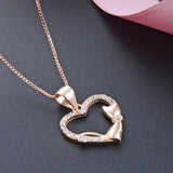 925 Silver Necklace with Cat Amethyst Pendant