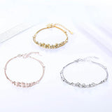925 Sterling Silver Beaded Bracelet for Women