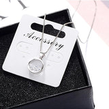 925 Silver Zircon Necklace - Women