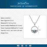 925 Silver Zircon Necklace - Women