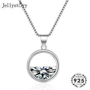 925 Silver Zircon Necklace - Women