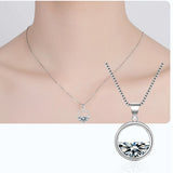 925 Silver Zircon Necklace - Women