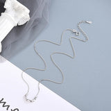 925 Silver Necklace Pendant for Women Wedding Engagement