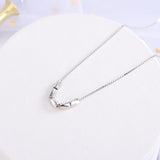 925 Silver Necklace Pendant for Women Wedding Engagement
