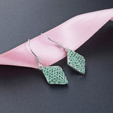 Women 925 Sterling Silver Earring Unique Diamond Hot