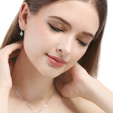 Women 925 Sterling Silver Earring Unique Diamond Hot