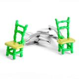 Stylish Plastic Chair Cufflinks for Men