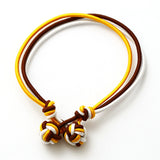 S33 Rope Chain Elastic Bracelets & Silk Knot Cufflinks