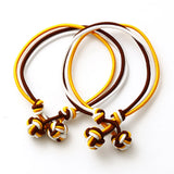 S33 Rope Chain Elastic Bracelets & Silk Knot Cufflinks