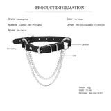 Harajuku Punk Rock Gothic Spike Rivet Collar Choker Necklace