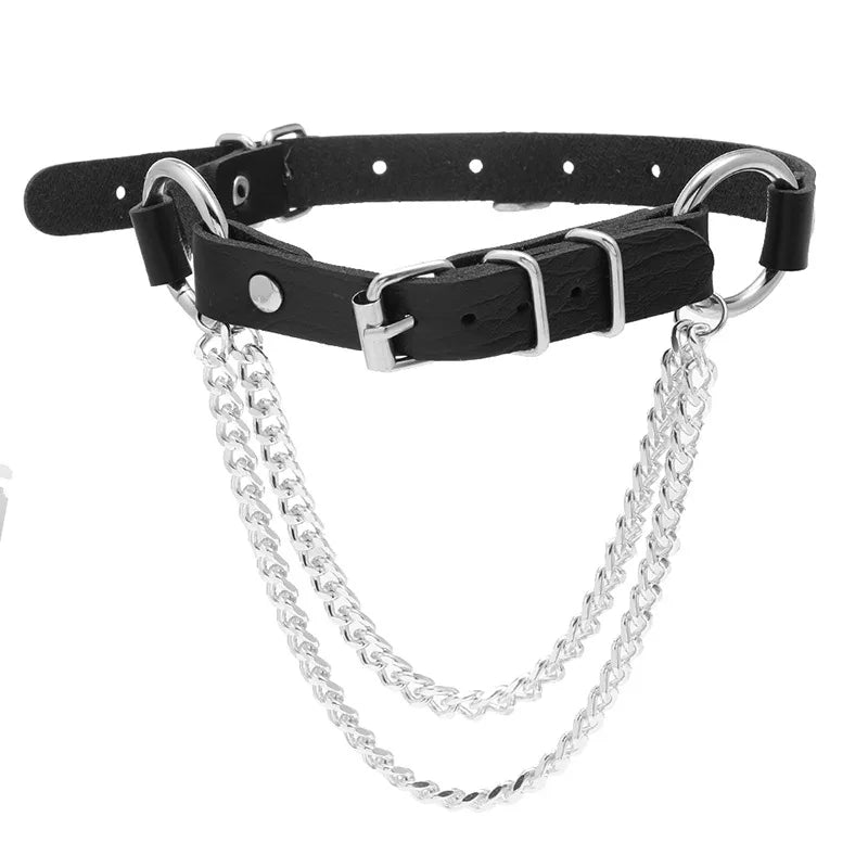 Harajuku Punk Rock Gothic Spike Rivet Collar Choker Necklace