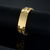 Christianity Cross Thick Chain Link ID Bracelet Men Jewelry