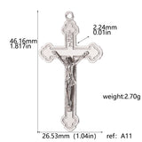 Jesus Cross DIY Charms For Jewelry Making Pendants For Necklaces
