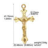 Jesus Cross DIY Charms For Jewelry Making Pendants For Necklaces