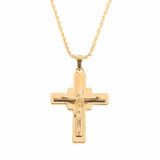 Jesus Cross Pendant Necklace for Men Jewelry