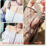 Crystal Choker Necklace Chunky Neck Accessories for Women