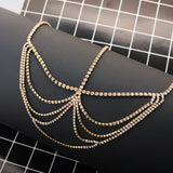 Rhinestone Headband Bridal Hair Jewelry Bohemian Hippie Chain