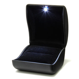 LED Jewel Ring Box Jewelry Gift Wedding Engagement