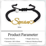 JewelOra Magnetic Couple Bracelets with Heart Personalized Nameplate